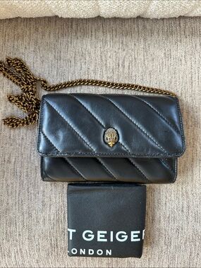 Kurt Geiger London Soho Leather Wallet on Chain
